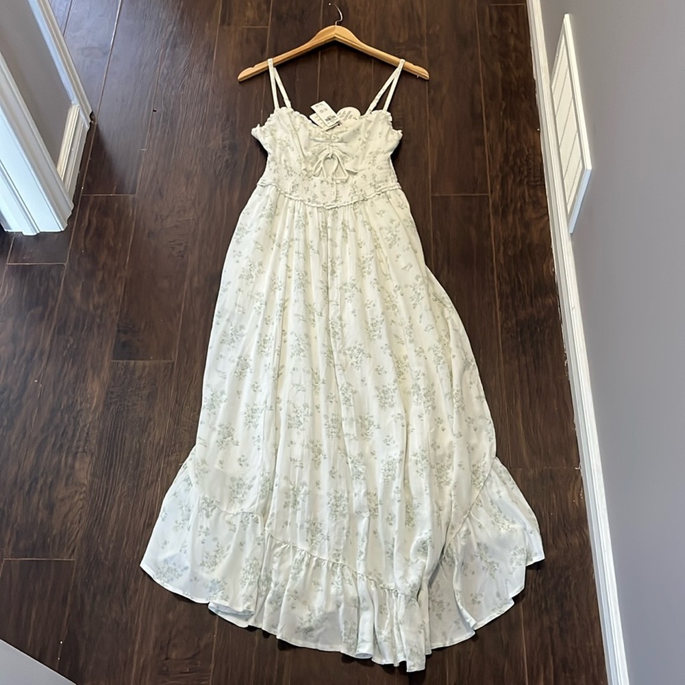 Hollister ASYMMETRICAL HEM MAXI DRESS